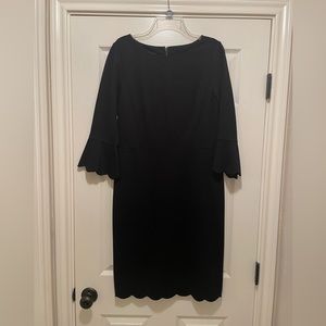 Talbots Black Knit Dress Size 8